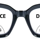 HIYANJN Bifocal  Glasses For Women Men Blue Light Computer Readers Clear Top Transition Ladies Eyewear, +2.50 