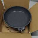 CAROTE Nonstick Frying Pan Skillet,Non Stick Granite Fry Pan Egg Pan Omelet Pans, Stone Cookware Chef's Pan, PFOA Free,Induction Compatible(Classic Granite, 8-Inch) (Black)