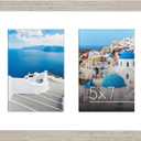 Americanflat 5x7 Double Picture Frame with Shatter-Resistant Glass - Fits Two 5x7 Photos or Use as One 11x14 Picture Frame - Signature Collection - Collage Frames for Wall Display - Driftwood