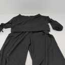 Women's Casual Two Piece Pullover Home Wear Set With Long Sleeved Drapes For A Slimming Feel Spring Thin Style Size XXXL
