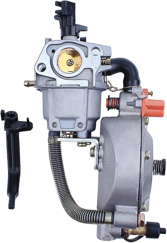 Carburetor Dual Fuel Conversion Kit For Honda GX160 GX200 168F 170F 2KW-3KW Generator Engine LPG/CNG Gasoline Carb Assembly