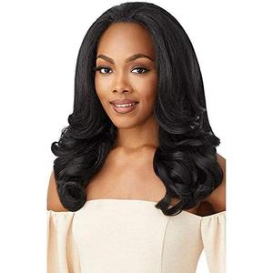 Outre Quick Weave Self Styled in 60 Seconds Neesha Soft & Natural New Half Wig Cap Laysflat Requires Less Leave Out NEESHA H301 (1)
