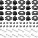 SYOWADA 12pcs 25-2 Trimmer Head Spools Replacement for Stihl Head Cover 25-2 FS90 FS100 FS110 FS120 FS130 FS55 FS80 FS83 FS85 String Trimmer with Trimmer Head Covers Spring Eyelet Sleeve