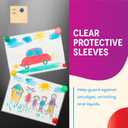 GOLD SEAL No Holes Sheet Protectors, Bulk Pack, Letter Size (8.5 x 11 Inch), Heavyweight Clear View Sheet Protectors, Top Loading, Document Protectors, Artwork Protectors,(100 Pack)