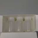 Tatuo 12 Pcs 3oz 100ml Plastic Sample Bottles with Screw Cap, Liquid Containers with Lid for Lab Reagent Sample Medicine Pill Water Storage, Travel Bottles (Clear, Wide Mouth-White Scale)