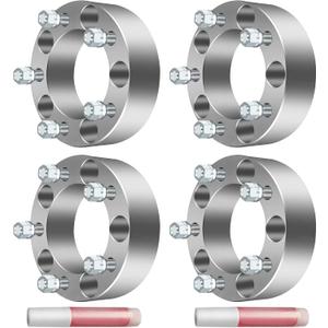 ECCPP 4PCS 2" 5 Lug 5x5.5 Wheel Spacers 2 inch 5x5.5 5x139.7mm with 9/16 Studs fits for 2004-2010 for Dodge Durango| 2005-2010 for Dodge Dakota|2007-2009 for Chrysler Aspen
