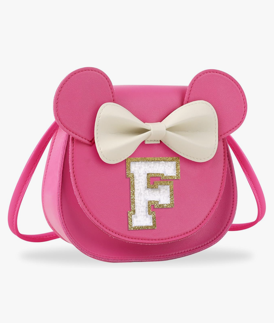 ONECOCOA Toddler Purse Gifts for Girls, Little Girl Purse Kids Wallet Crossbody Bag Birthday Gifts for 38 Year Old Girl (F, Rose)