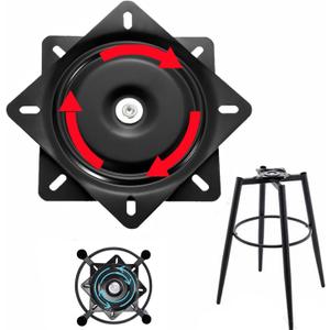 ANTFEES Heavy Duty Bar Stool Swivel Replacement for Recliner Chair, Seat Swivel Base Barstools Swivel Mount Plate, Ball Bearing Swivel Boat Seat, 6 inch