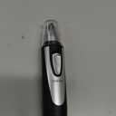 Ear and Nose Hair Trimmer Clipper - 2026 Professional Painless Eyebrow & Facial Hair Trimmer for Men Women,Battery-Operated Trimmer with IPX7 Waterproof,Dual Edge Blades for Easy Cleansing Black