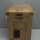 DREO Milk Frother [Upgraded], All-in-1 Electric Foam Maker for Coffee, 15oz/450ml Automatic Foam Frother for Latte Art-level Microfoam, 30+ Drinks, Easy to Clean, Dishwasher Safe, LED display (Sliver Grey)