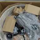 Black Drum Chandelier Gold Drum Shade Chandelier 4-Light Modern Linen 17.75Chandeliers Light Fixture for Dining Room, Bedroom, Kitchen Island, Living Room, E12,Rod Adjustable