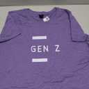 Gen Z T-Shirt Purple Women's, Large 