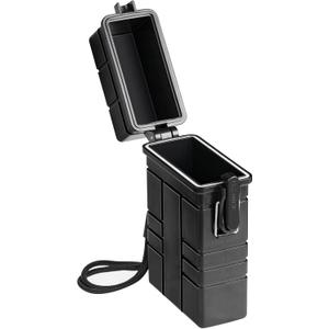 Waterproof Case, Airtight Holder Case for Whole Package 20pcs 84-100mm Size, EDC Survival Container for Fishing Kit, Match Seal Storage Dry Box, Camping Essentials, Cool Gadgets for Men Women