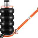 VEVOR Air Jack, 6 Ton/13000 lbs Quadruple Bag Air Jack, Lift up to 26.5", with Heightened Column & Adjustable Handle, Thick Rubber Pad, 2-5 S Fast Lifting Pneumatic Jack for Car, SUV, Pickup Truck