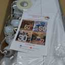 4FT Light Up Numbers Letters, Mosaic Numbers for Balloons, Marquee Light Up Letters, Giant Mosaic Balloon Number 6 for Sweet 16th Birthday Decorations, 60th Anniversary 2026 Graduation Decor