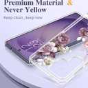 GVIEWIN for Samsung Galaxy S26 Ultra Case, Clear Floral Slim Shockproof Protective Women Phone Case, Non-Yellowing, with Screen Protector & Camera Lens Protector for S26 Ultra 6.9", Cherry Blossoms