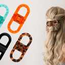 Magnetic Hair Clips, Strong Hold No-Slip Magnetic Hair Styling Clips, Clip No Crease Hair Types Strong Hold, Seamless 2-in-1 Design for Easy Everyday Hairstyles (A-4pcs)
