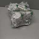 5 x SolarStar 12 PCS Siver Glitter Poinsettias Artificial Christmas Flowers, 5.5 inches, with Clips for Christmas Tree Decoration, Home, Wedding, Party, Wreath Decoration Xmas Tree Ornaments (Silver)