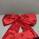 TONIFUL Large Red Bow Decor 26 x 42 Inch Giant Bow for Car Christmas Tree Room Wall Front Door Decor Photo Backdrop for Birthday Valentines Anniversary Wedding Baby Shower Party Ourdoor Decorations