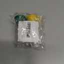 2 x 2pcs Screw Top Lemon Squeezer, 2025 New Manual Juicer Hand Press with Built-In Filter Citrus Lime Orange Handheld Squeezer for Drinks Cooking Cocktails (Yellow, Green)