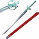 Sword Valley Classic Ornamental Blade with Scabbard - Stainless Steel Construction | 107cm/42.13" & 120cm/47.24" Total Length | Zinc Alloy Hilt | Decorative Display Piece (120cm/47.24")