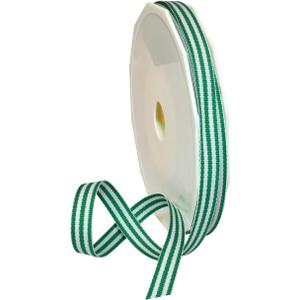 Morex Ribbon Striped Polyester Grosgrain Ribbon, Party Decorations, Gift Wrapping, Fun Patterns, 3/8" by 20 yd., Emerald Morex Ribbon Striped Polyester Grosgrain Ribbon, Party Decorations, Gift Wrapping, Fun Patterns, 3/8" by 20 yd., Emerald