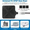 9 Pack CPAP Cleaning Kit for Hose & Mask, with Speed Control Hose Dryer, Collapsible Wash Basin & Hose Hanger, 7ft Cleaning Brush, CPAP Cleaning Supplies with Storage Bag, for 22mm & 15mm Tube