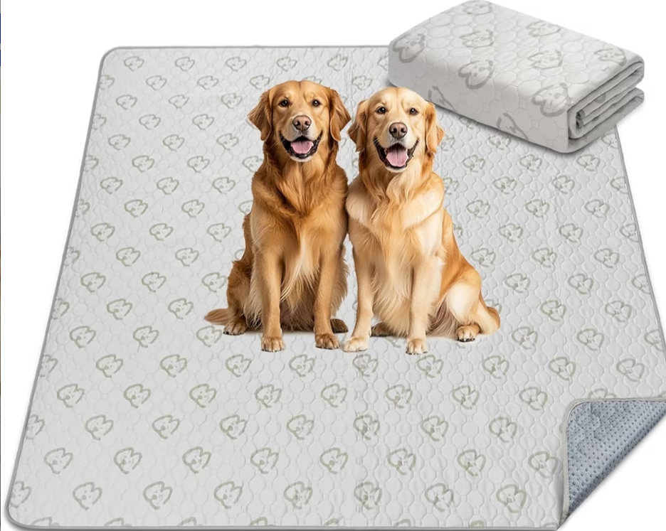 FXW Washable Dog Pee Pads, Khaki, Square: 63 x 63-in, 1 count