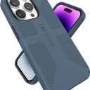 Speck iPhone 14 Pro Case - Drop Protection, Built for MagSafe, Scratch Resistant - No Slip Grip with Soft Touch Coating iPhone 14 Pro 6.1 Inch - Mystery Blue/Faded Denim CandyShell Pro