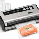 FRESKO Professional Vacuum Sealer V6 with Built-in Bag Roll Storage & Cutter, 2 Rolls Bags Included