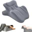 Ergonomic Pillow - Reading Pillow 27 Degree Memory Foam Wedge Pillow for Acid Reflux Relief, Contour Pillow Bed Wedge Pillow for Sleeping, Enhanced Comfort & Pressure Relief