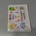 2 x Cute 1st Birthday Card, First Birthday Decorations for Boy Girl, 1 Year Old Gift Ideas for Baby Kids