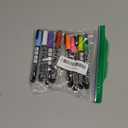 Loddie Doddie Fine Tip Liquid Chalk Markers - Pack of 8, 1mm Tip - Precision Pens for Chalkboard Calendar Art - Quick-Wipe Chalk Pens for Glass & Mirrors - Vibrant Neon Car Window Markers (Vivid Colors)