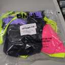 BMJL Womens Bikini Sets Color Block Swimsuits Supportive Wide Strap Two Piece Bathing Suit 2026 (Large, Black and Hot Pink)