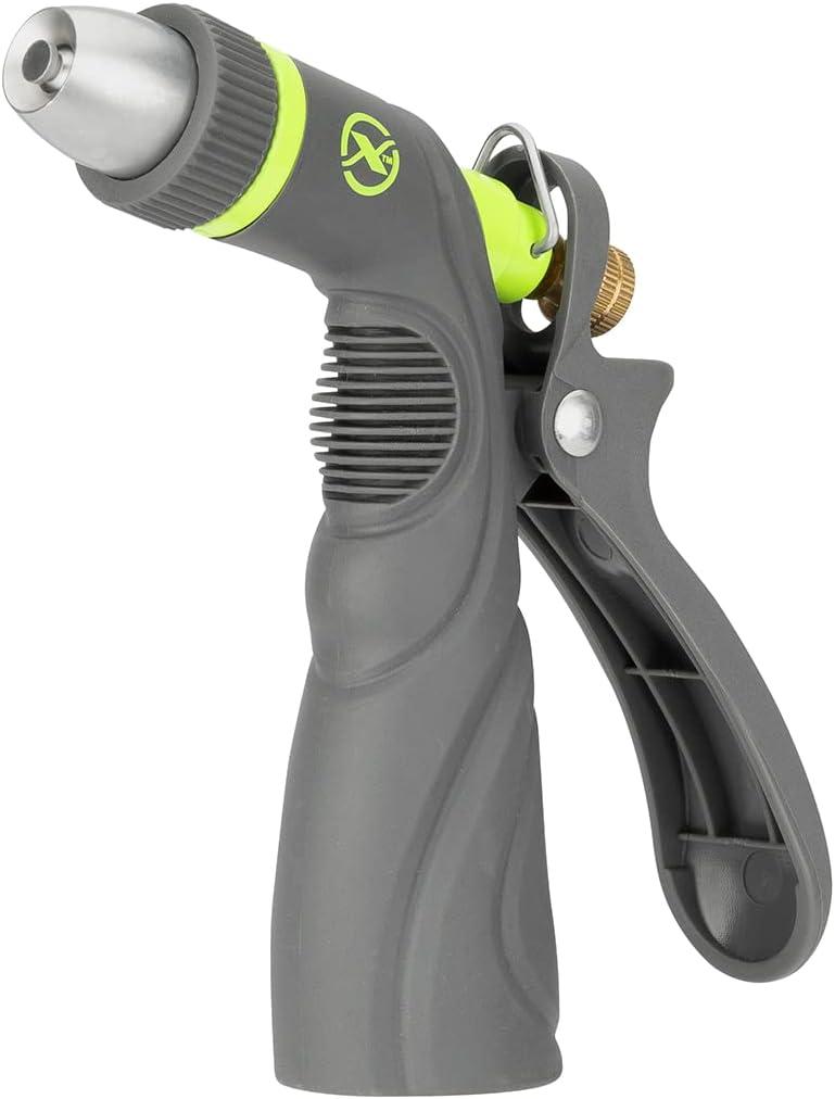 Flexzilla Metal Adjustable Pistol Grip Garden Hose Nozzle Sprayer with Durable Metal Construction & Variable Water Flow