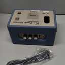 Vintage Bluetooth Speakers, KONEX 40W Leather Portable Wireless Speaker, Bluetooth 4.2 Heavy Bass Music Player, 20H Long Playtime, Mid Century Modern Decor for Home, Office, Party, Gift for Friend