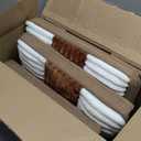 FUNNYFUZZY Dog Stairs with Storage 13H,Foldable 3-Step Pet Steps for Small Medium Dogs with Sturdy Stylish Cover,Dog Steps for Couch Sofa and Chair,Non-Slip, Indoor,Brown (23.6"13.4"12.6")