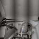 Rain Shower System Outdoor Shower Fixtures with 8" Rain Shower Head Handheld Sprayer Single Handle Wall Mounted Bathroom Shower Faucet Set Brushed Nickel for Bathroom or Backyard