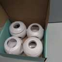 Child Safety Door Knob Cover (4 Pack) Hard-to-Remove Dual-Lock Door Handle Covers for Kids - Reusable Baby Proof Door Knob Locks - Installs Easily, No Tools Needed (White)