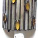 Tiffany Glass Night Light, HMJ7004, Stained Glass Bedroom Study Night Light, Size: 5"*5"*6"