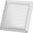 Shower Drain Hair Catcher/Drain Strainer/Shower Drain Cover for Bathroom Floor Drain, Stainless Steel and Silicone (Patented Product) (6 inch, Gray)