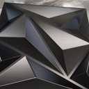 Art3dwallpanels PVC 3D Wall Panel Diamond for Interior Wall Dcor in Black, 19.7" x 19.7" Wall Decor PVC Panel, 3D Textured Wall Panels, Pack of 12 Tiles