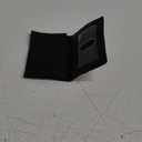 Genuine Leather Expandable Credit Card Outside Id Business Card Holder Wallet 070BK
