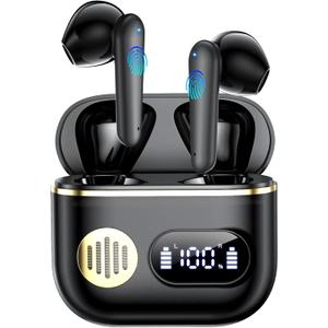 AI Translation Earbuds 198 Language Translator Earbuds Wireless Earbuds 2026 Sport Bluetooth Headphones Stereo Earphones with ENC Mic Wireless Earphones in Ear Earbuds with Dual LED Display