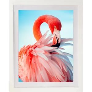 White 12x16 Wood Picture Frame Diamond Painting Frames 30x40cm Display 10x14 in/ 25x35cm with Mat or 12x16in / 30x40 cm Without Mat 12 x 16 Frame for Diamond Art Poster Photo Wall Mounting