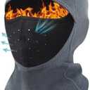 Kids Balaclava Ski Mask (With Breathable Holes) Windproof Winter Fleece Neck Face Warmer Boys Girls, One Size