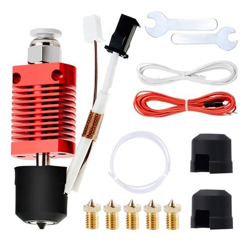 5Aplusreprap Ender 3 Hotend Upgrade: Compatible for Creality Ender 3 V2/Pro,CR-10 J-Head Hotend Replacement, Assembled Extruder 3D Printer Hot end Kit