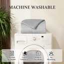 VK VKLIVING Cooling Comforter Twin Size, Summer Cooling Blanket for Hot Sleepers and Night Sweats, Lightweight & Breathable Soft Summer Cool Quilt for Twin Bed (60"x80", Grey)