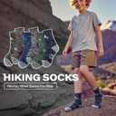 ANTSANG Kids Toddlers Boys Girls Merino Wool Hiking Athletic Thermal Warm Winter Socks