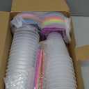 Hsei Reusable Plastic Tumbler with Straw and Lid Bulk -clear Plastic Cups with Lid and Straw for Iced Coffee Water Smoothie Water Bottle Travel Mug Cup for Birthday Party Gifts(28 Pack,16 oz)